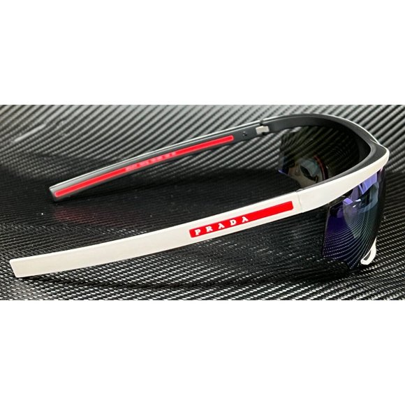 Prada White Rubber Men's Sunglasses - Picture 3 of 4